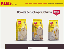 Tablet Screenshot of kleis.cz